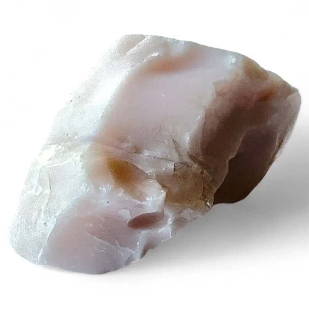 Pink Opaque Art Glass Cullet‎ Glowing Selenium Slag Glass #4GL107